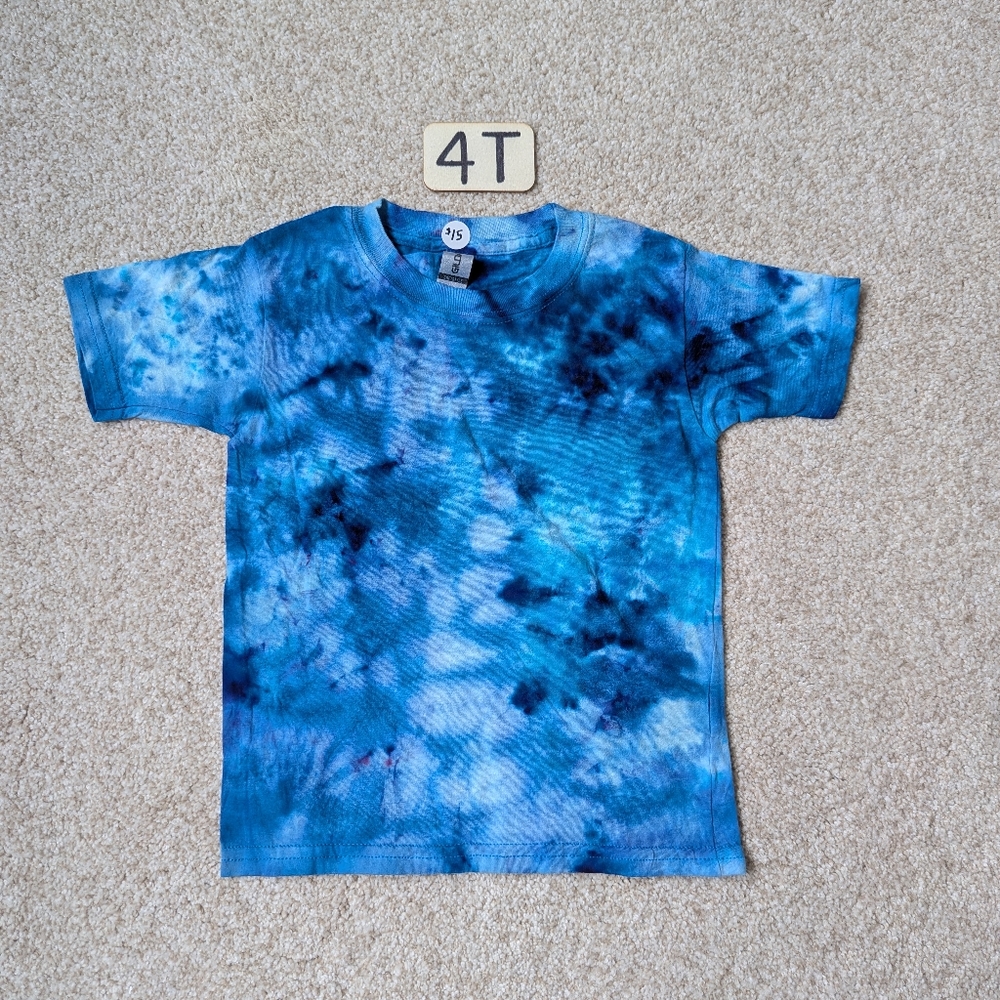 New Tiedye Unisex Toddler Short Sleeve Shirt